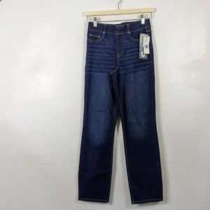 LIVERPOOL Women's Chloe Slim Pull On Jeans Size 26 NWT Canton Wash